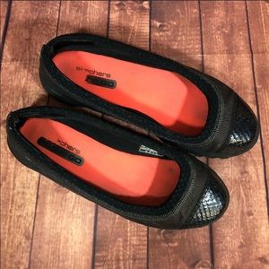 Skechers On The Go Presta Glitter Tip Flats s99